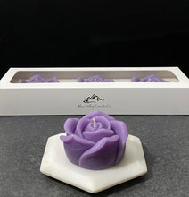 Load image into Gallery viewer, Rose Candle Set - Lavender & White Sage