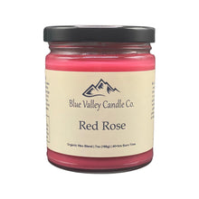 Load image into Gallery viewer, Red Rose Organic Candle