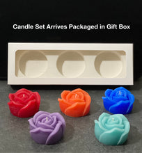 Load image into Gallery viewer, Rose Candle Set - Lavender &amp; White Sage
